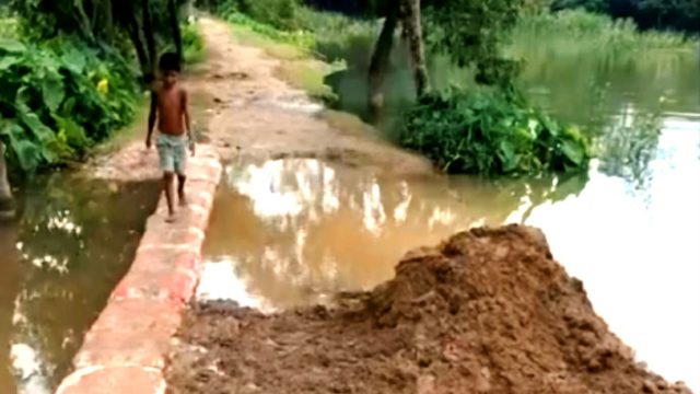 তাহিরপুর ৩নং বড়দল দক্ষিণ ইউনিয়নের চেয়ারম্যান প্রার্থী হাজী মোহাম্মদ সবুজ আলমের রাস্তা সংস্কার।
